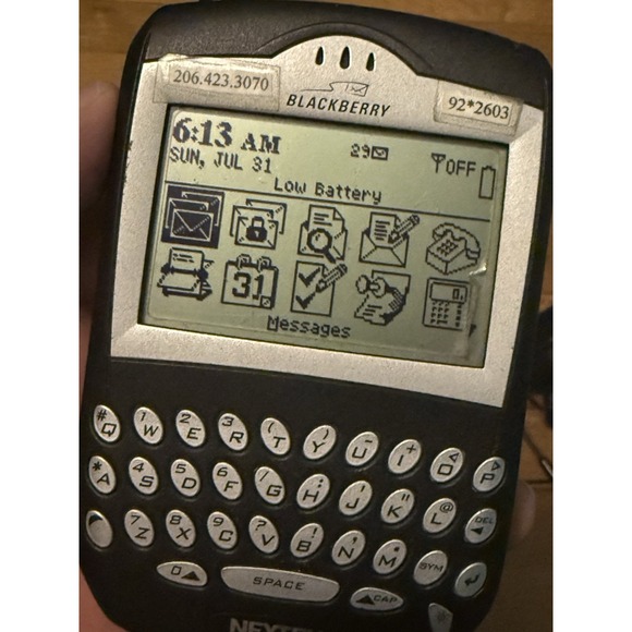 Blackberry Nextel Cellular SmartPhone  Model 6510 Vintage - Picture 2 of 9